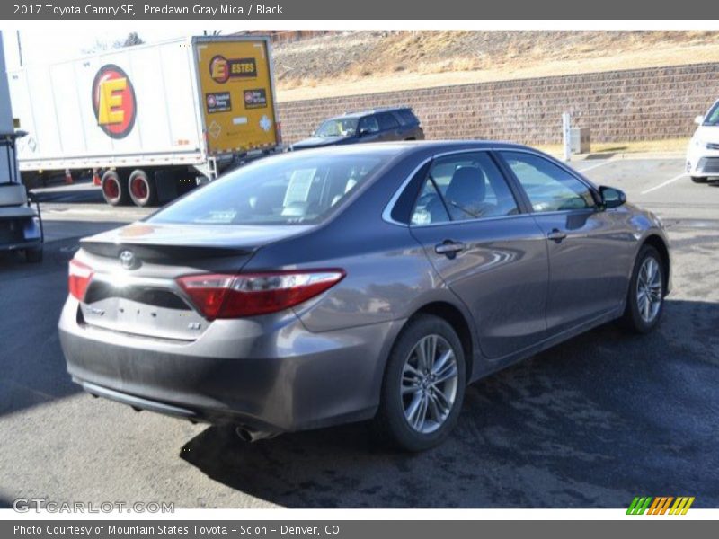 Predawn Gray Mica / Black 2017 Toyota Camry SE