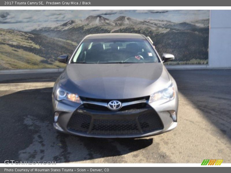 Predawn Gray Mica / Black 2017 Toyota Camry SE