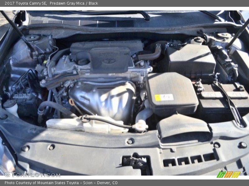 Predawn Gray Mica / Black 2017 Toyota Camry SE