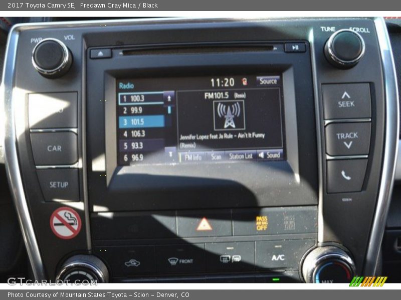 Predawn Gray Mica / Black 2017 Toyota Camry SE