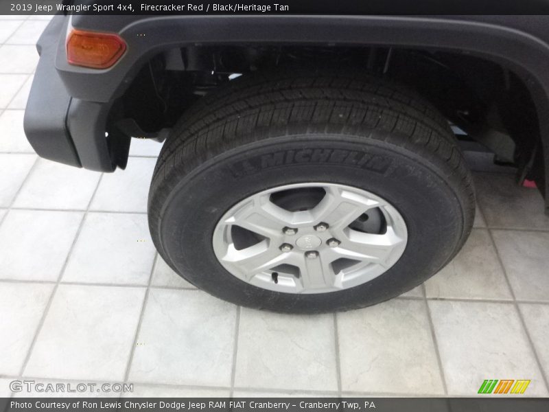 Firecracker Red / Black/Heritage Tan 2019 Jeep Wrangler Sport 4x4