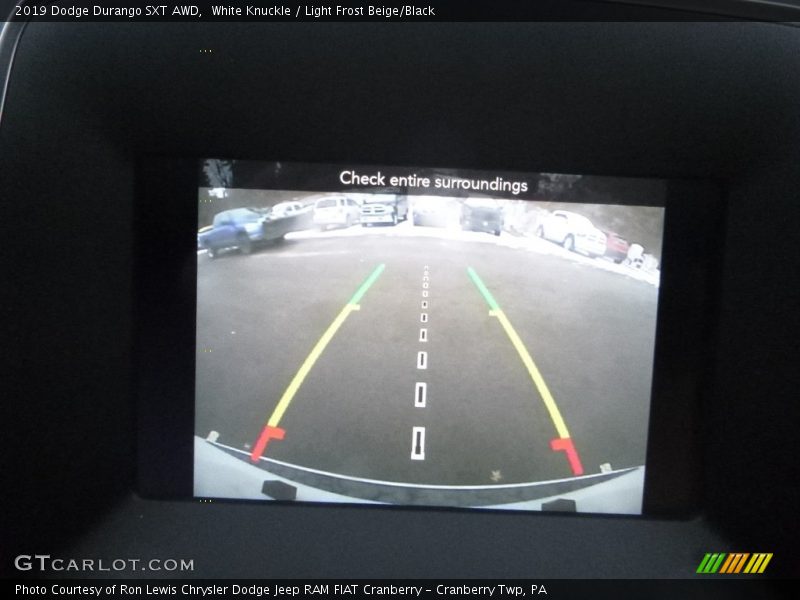 White Knuckle / Light Frost Beige/Black 2019 Dodge Durango SXT AWD