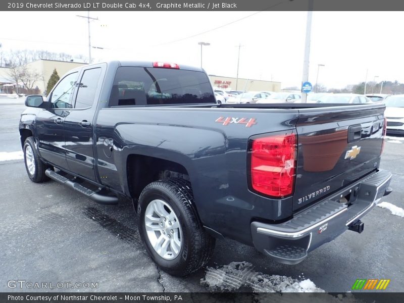 Graphite Metallic / Jet Black 2019 Chevrolet Silverado LD LT Double Cab 4x4
