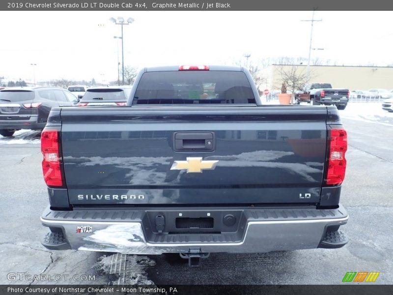 Graphite Metallic / Jet Black 2019 Chevrolet Silverado LD LT Double Cab 4x4