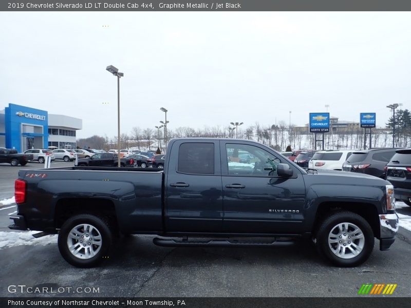 Graphite Metallic / Jet Black 2019 Chevrolet Silverado LD LT Double Cab 4x4