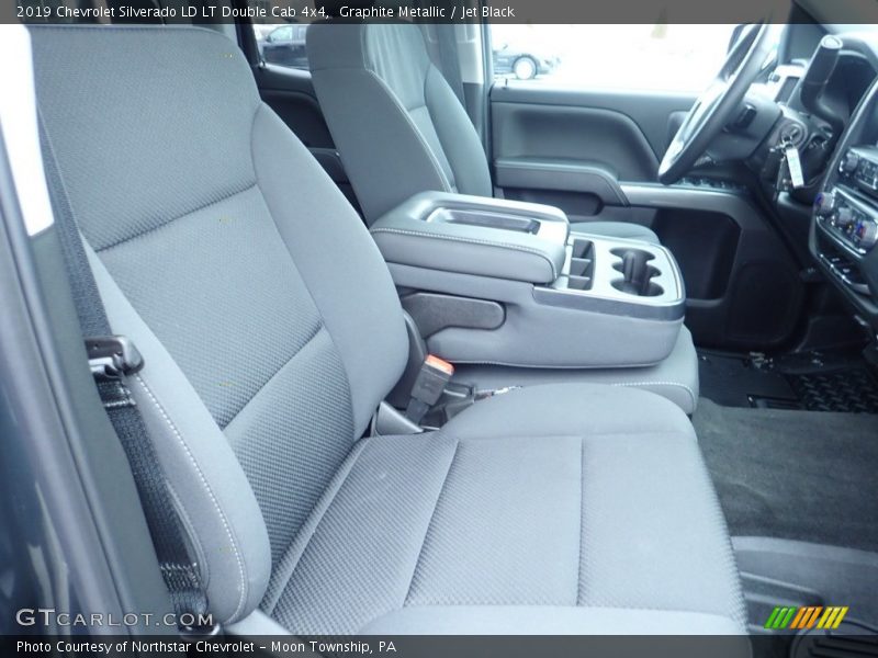 Graphite Metallic / Jet Black 2019 Chevrolet Silverado LD LT Double Cab 4x4