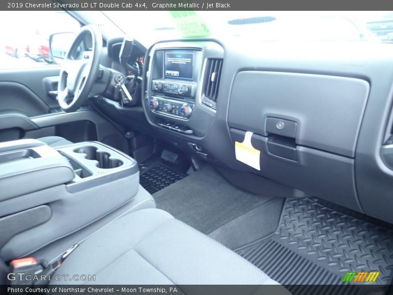 Graphite Metallic / Jet Black 2019 Chevrolet Silverado LD LT Double Cab 4x4
