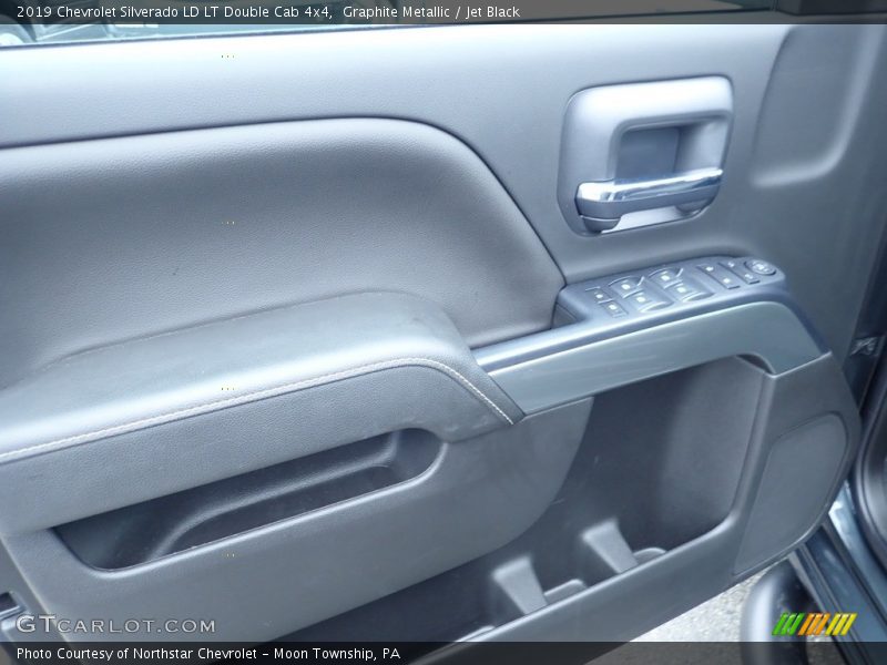 Graphite Metallic / Jet Black 2019 Chevrolet Silverado LD LT Double Cab 4x4