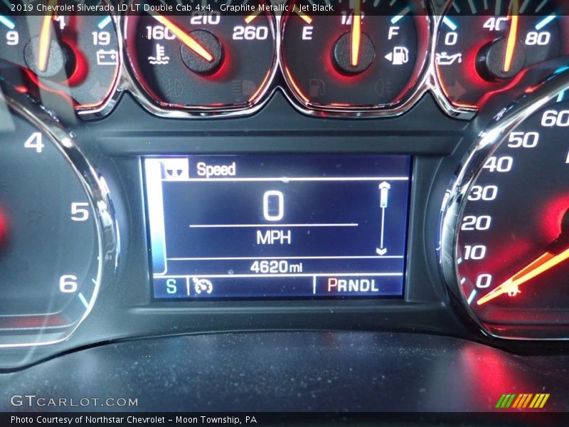 Graphite Metallic / Jet Black 2019 Chevrolet Silverado LD LT Double Cab 4x4