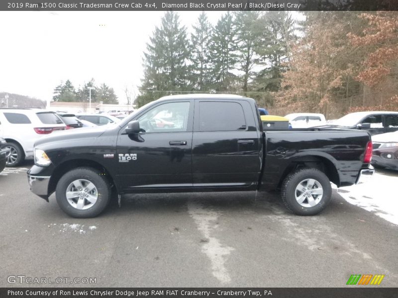 Diamond Black Crystal Pearl / Black/Diesel Gray 2019 Ram 1500 Classic Tradesman Crew Cab 4x4