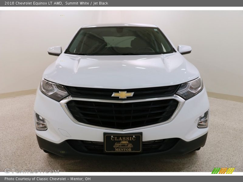 Summit White / Jet Black 2018 Chevrolet Equinox LT AWD