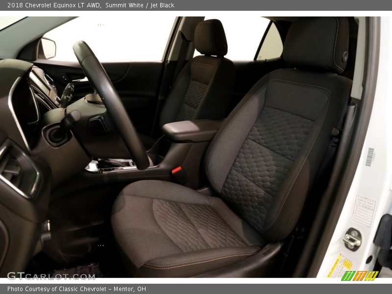 Summit White / Jet Black 2018 Chevrolet Equinox LT AWD