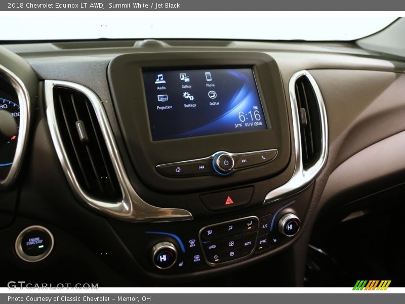 Summit White / Jet Black 2018 Chevrolet Equinox LT AWD