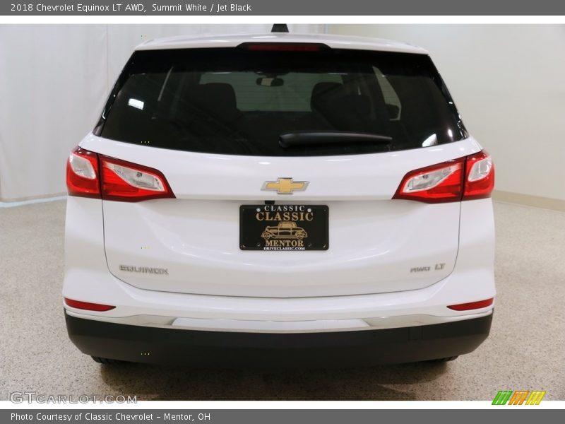Summit White / Jet Black 2018 Chevrolet Equinox LT AWD