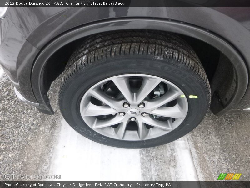 Granite / Light Frost Beige/Black 2019 Dodge Durango SXT AWD