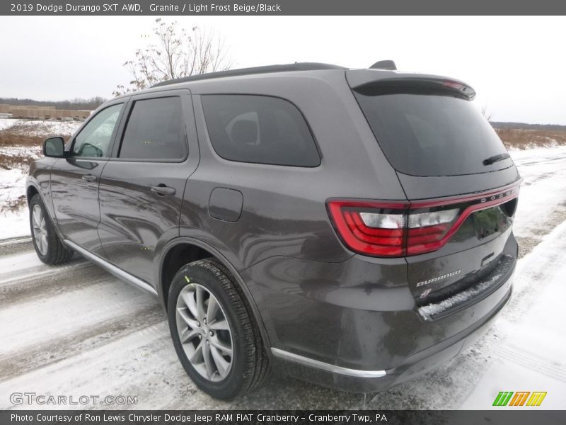 Granite / Light Frost Beige/Black 2019 Dodge Durango SXT AWD
