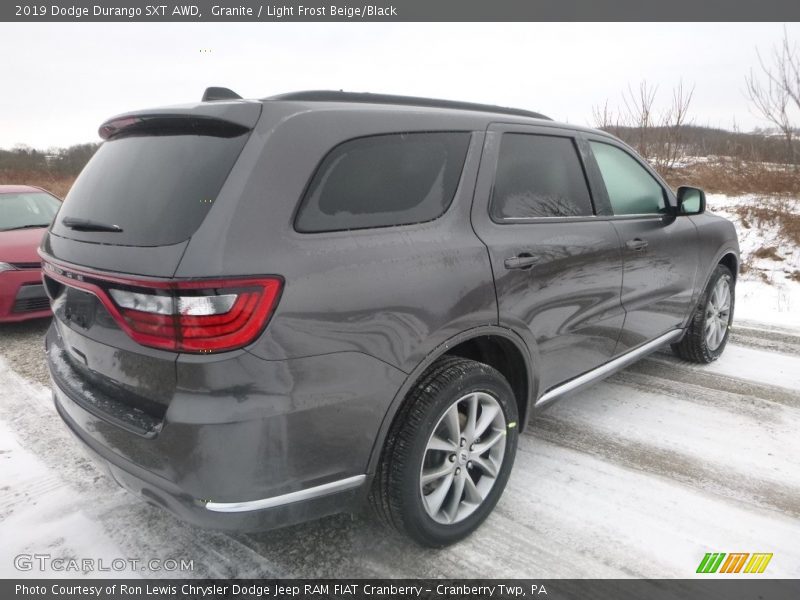 Granite / Light Frost Beige/Black 2019 Dodge Durango SXT AWD