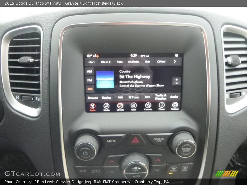 Granite / Light Frost Beige/Black 2019 Dodge Durango SXT AWD