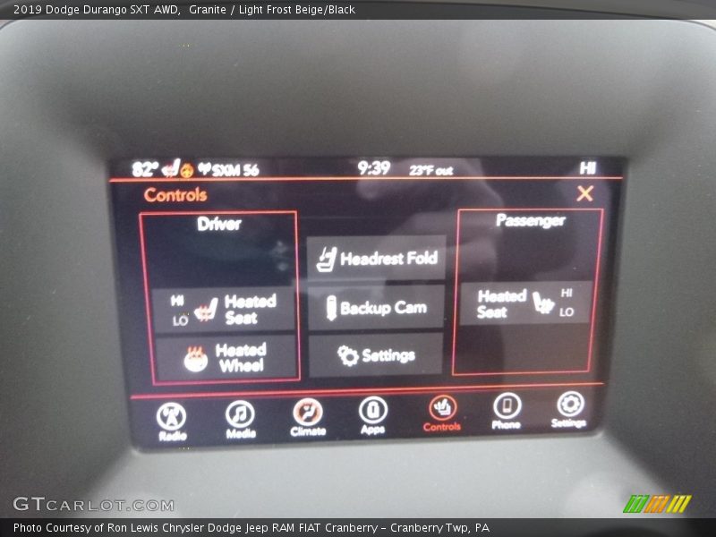 Granite / Light Frost Beige/Black 2019 Dodge Durango SXT AWD