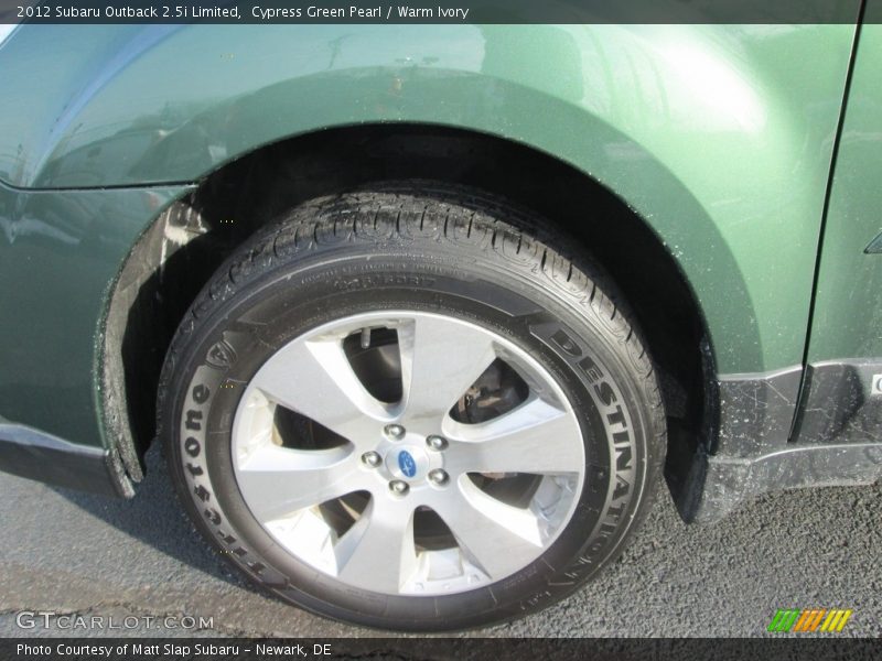 Cypress Green Pearl / Warm Ivory 2012 Subaru Outback 2.5i Limited