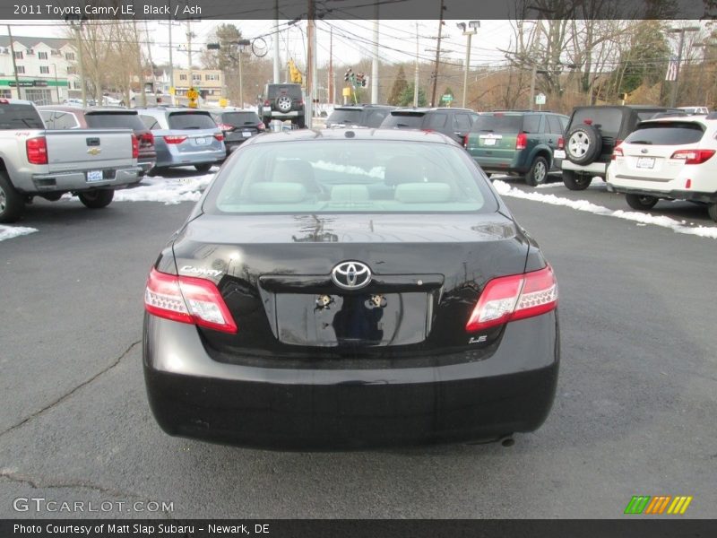 Black / Ash 2011 Toyota Camry LE