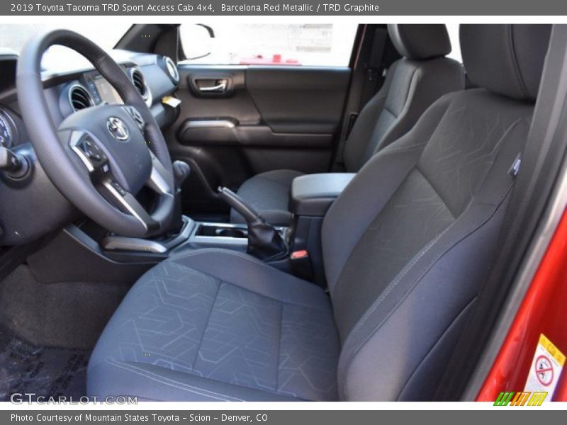 Barcelona Red Metallic / TRD Graphite 2019 Toyota Tacoma TRD Sport Access Cab 4x4