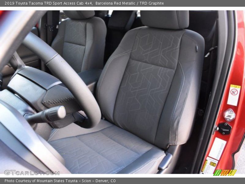 Barcelona Red Metallic / TRD Graphite 2019 Toyota Tacoma TRD Sport Access Cab 4x4