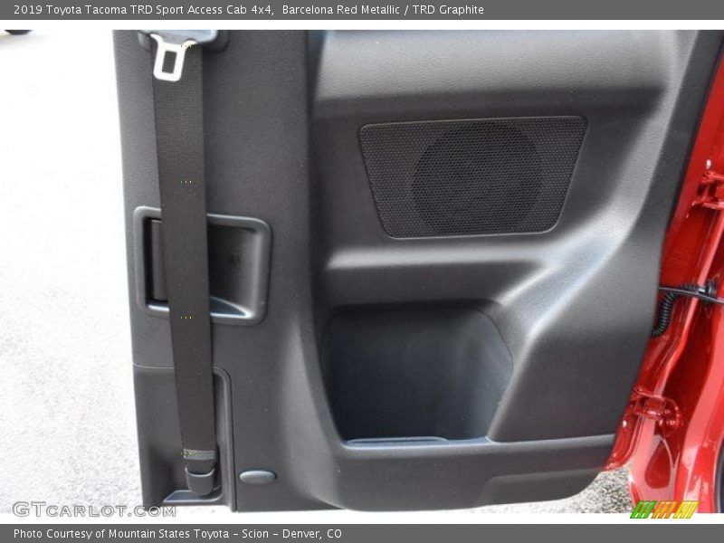 Barcelona Red Metallic / TRD Graphite 2019 Toyota Tacoma TRD Sport Access Cab 4x4