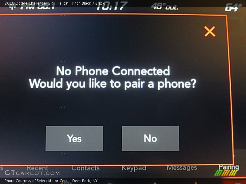 Pitch Black / Black 2018 Dodge Challenger SRT Hellcat