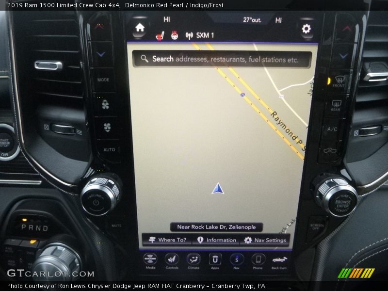 Navigation of 2019 1500 Limited Crew Cab 4x4