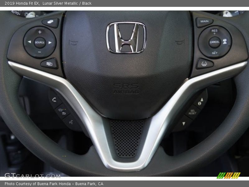 Lunar Silver Metallic / Black 2019 Honda Fit EX