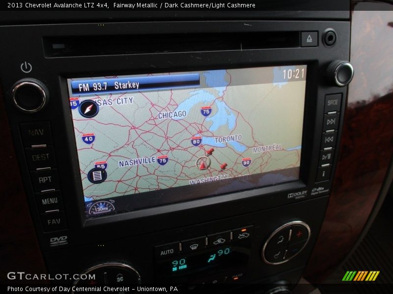 Fairway Metallic / Dark Cashmere/Light Cashmere 2013 Chevrolet Avalanche LTZ 4x4