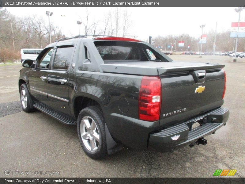 Fairway Metallic / Dark Cashmere/Light Cashmere 2013 Chevrolet Avalanche LTZ 4x4