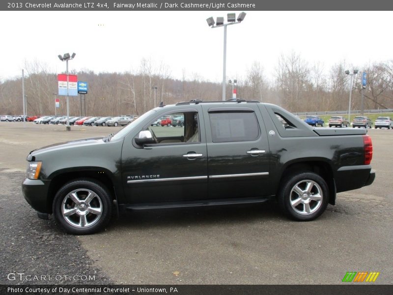 Fairway Metallic / Dark Cashmere/Light Cashmere 2013 Chevrolet Avalanche LTZ 4x4