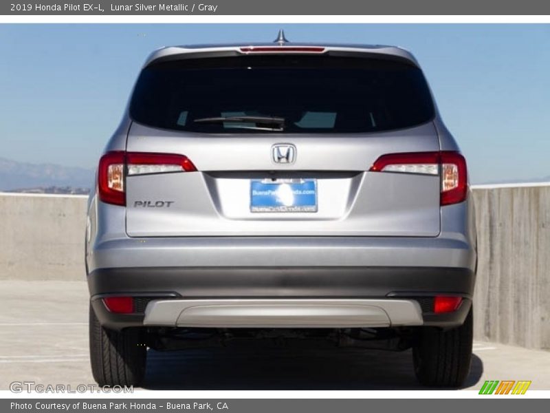 Lunar Silver Metallic / Gray 2019 Honda Pilot EX-L