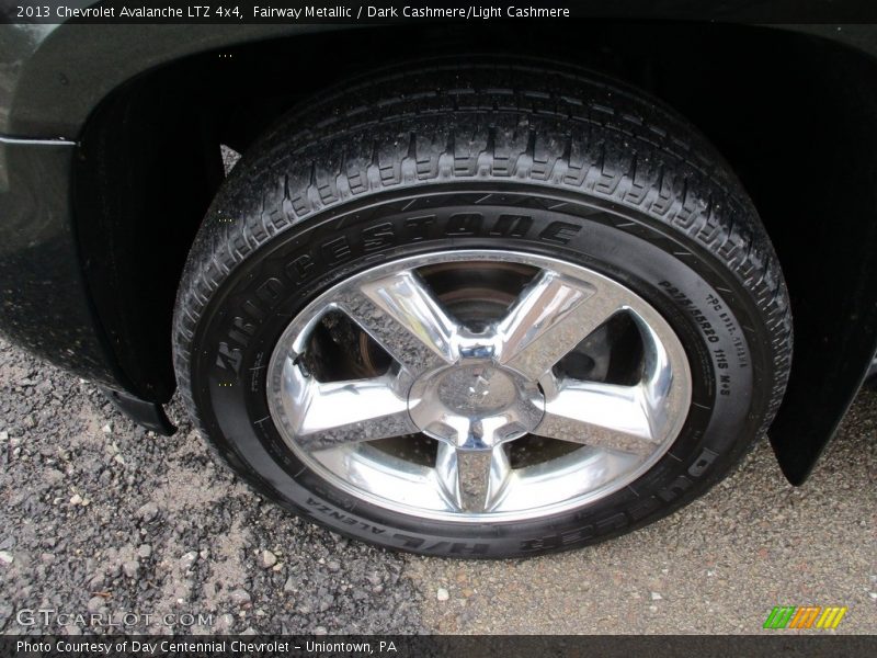 Fairway Metallic / Dark Cashmere/Light Cashmere 2013 Chevrolet Avalanche LTZ 4x4