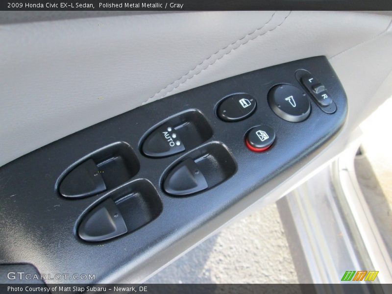 Polished Metal Metallic / Gray 2009 Honda Civic EX-L Sedan