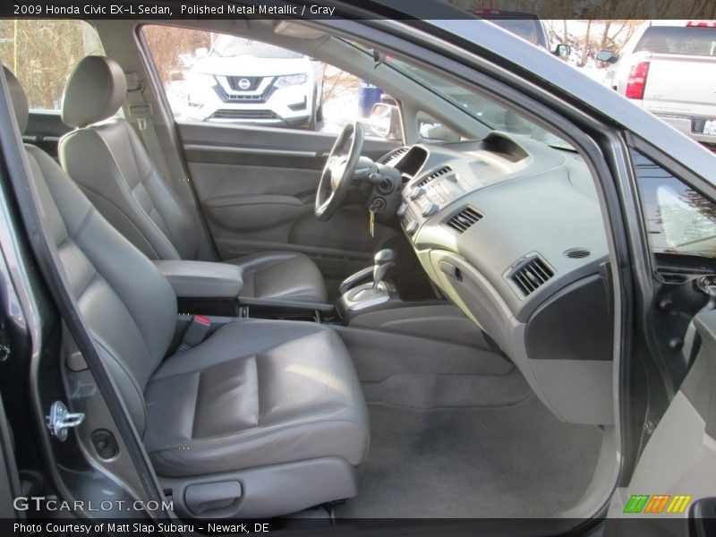 Polished Metal Metallic / Gray 2009 Honda Civic EX-L Sedan