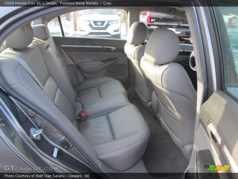 Polished Metal Metallic / Gray 2009 Honda Civic EX-L Sedan