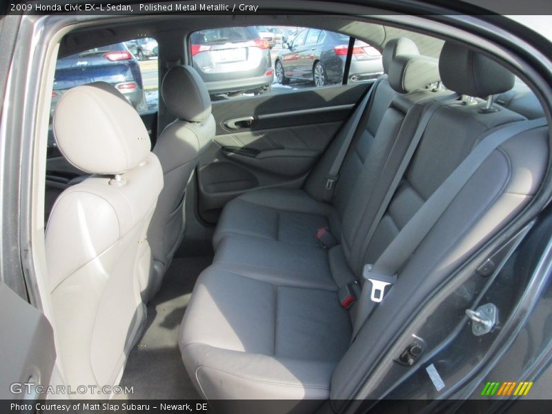 Polished Metal Metallic / Gray 2009 Honda Civic EX-L Sedan