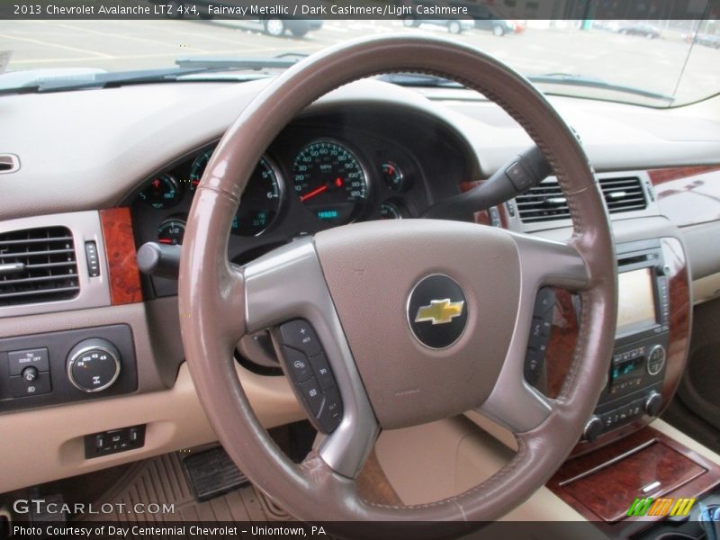 Fairway Metallic / Dark Cashmere/Light Cashmere 2013 Chevrolet Avalanche LTZ 4x4