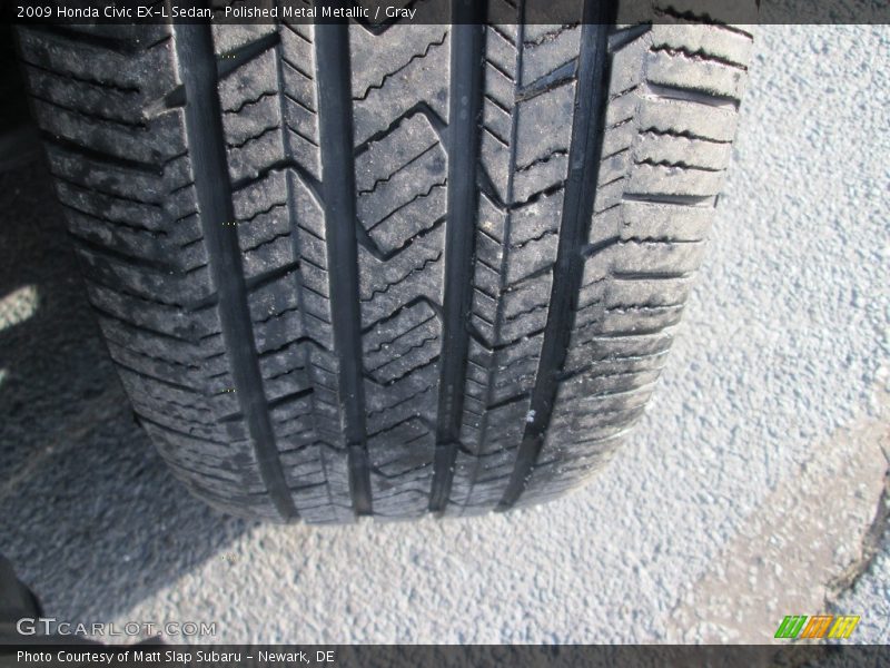 Polished Metal Metallic / Gray 2009 Honda Civic EX-L Sedan