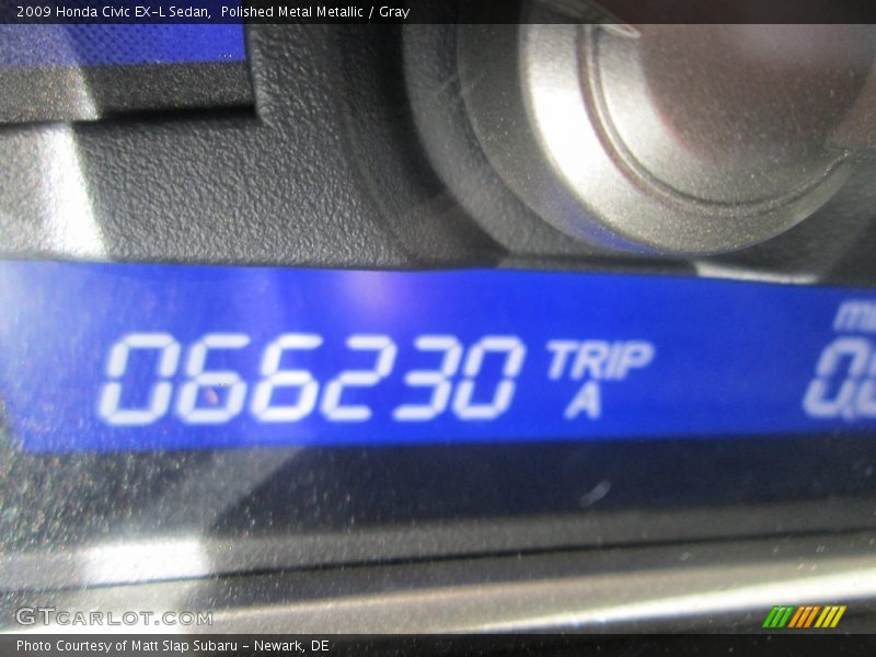 Polished Metal Metallic / Gray 2009 Honda Civic EX-L Sedan