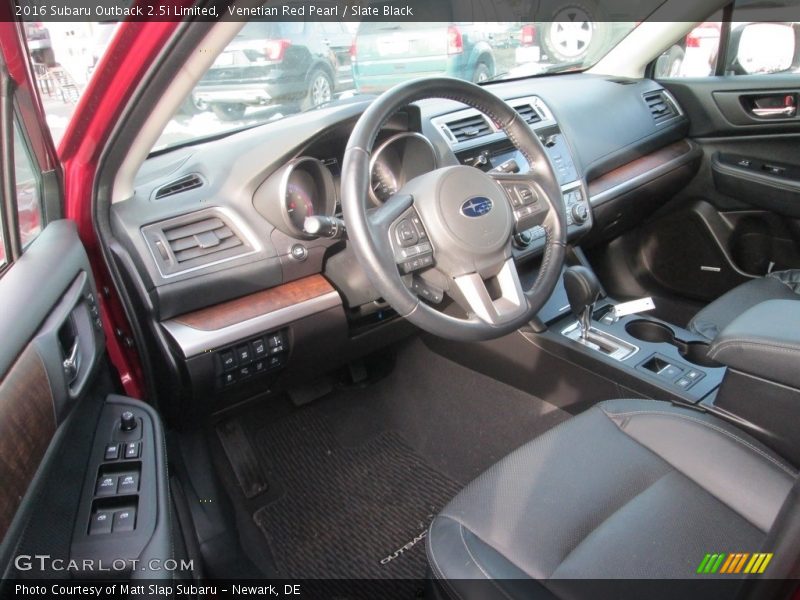 Venetian Red Pearl / Slate Black 2016 Subaru Outback 2.5i Limited