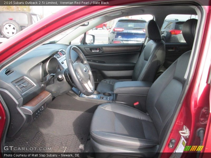 Venetian Red Pearl / Slate Black 2016 Subaru Outback 2.5i Limited