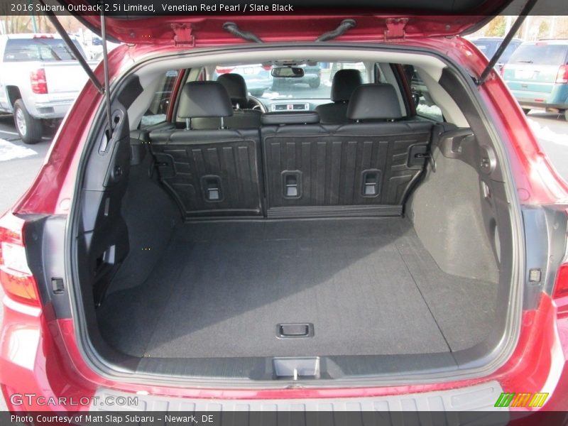 Venetian Red Pearl / Slate Black 2016 Subaru Outback 2.5i Limited