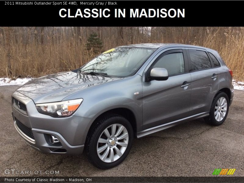 Mercury Gray / Black 2011 Mitsubishi Outlander Sport SE 4WD