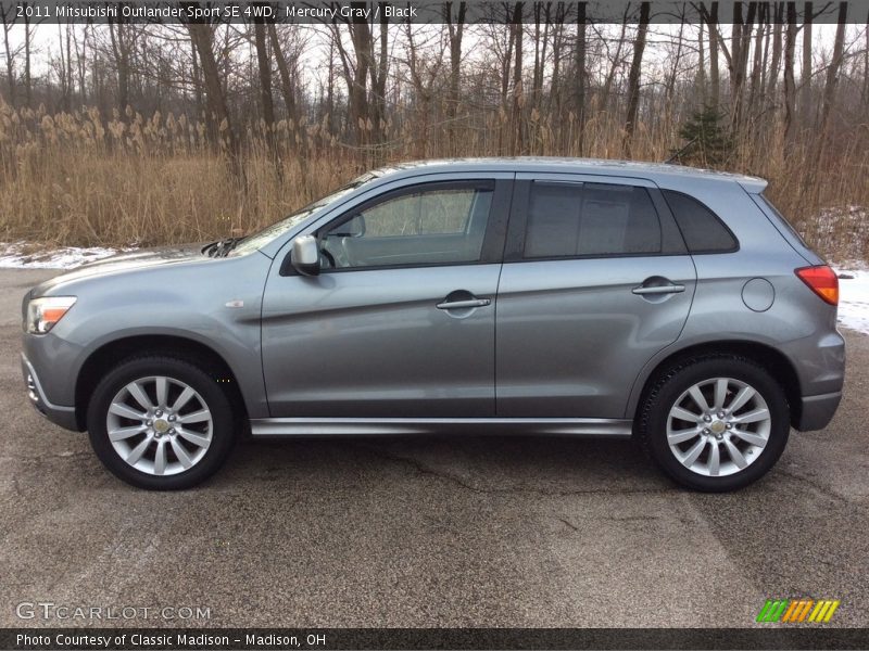 Mercury Gray / Black 2011 Mitsubishi Outlander Sport SE 4WD