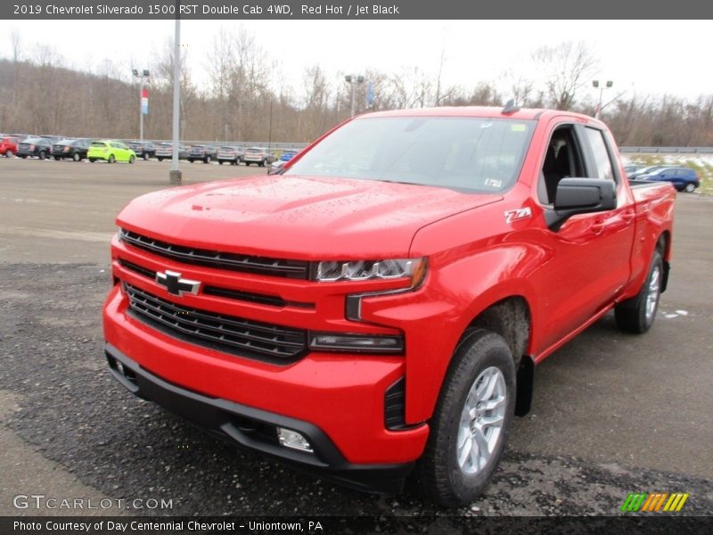 Red Hot / Jet Black 2019 Chevrolet Silverado 1500 RST Double Cab 4WD
