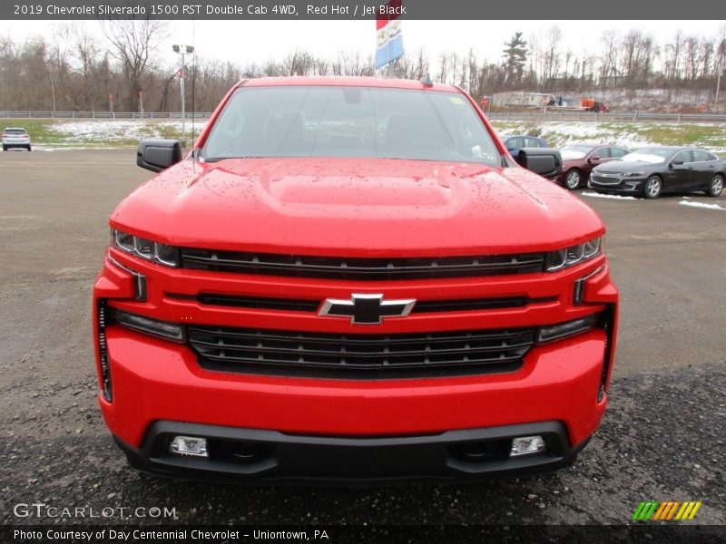 Red Hot / Jet Black 2019 Chevrolet Silverado 1500 RST Double Cab 4WD
